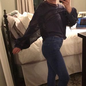 Beautiful FREE PEOPLE boho summer sweater